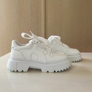 Hogan White Leather Sneakers | Size IT 38